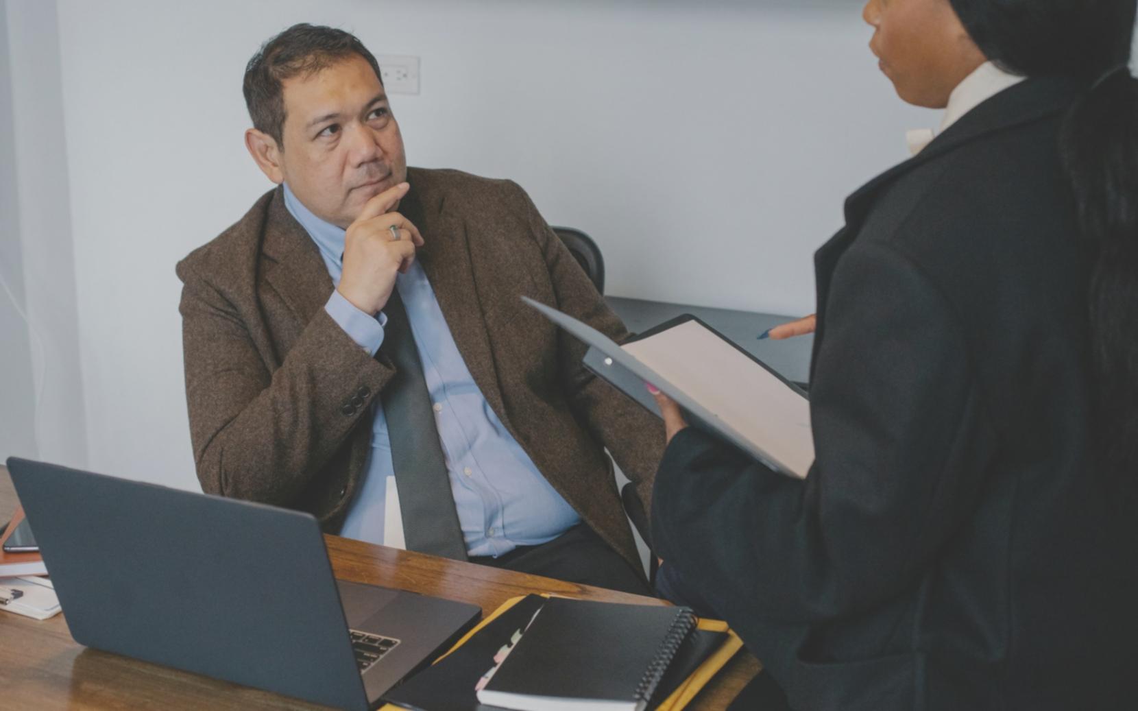 Participant engaging in live webinar Q&A